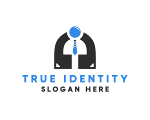 Identity - Businessman Necktie Quotation logo design