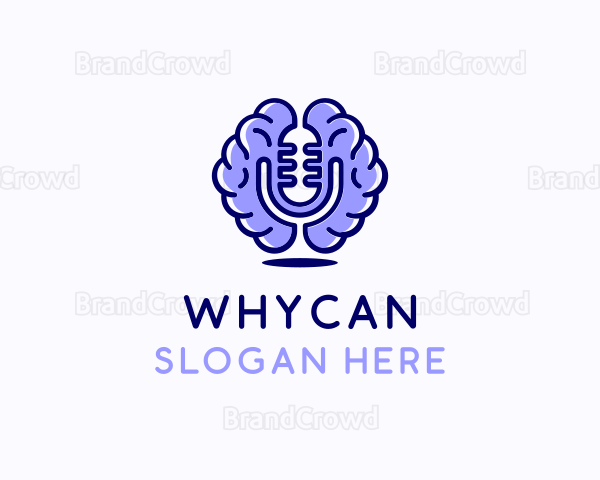 Microphone Brain Media Logo