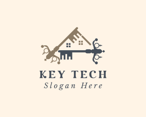 Home Key Realtor logo design