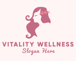 Wellness Spa Lady logo design