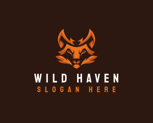 Wild Fox Animal logo design