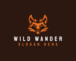 Wild Fox Animal logo design