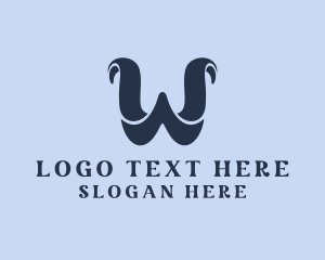 Retro - Creative Studio Letter W logo design
