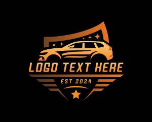 Transport - Car Rideshare SUV logo design