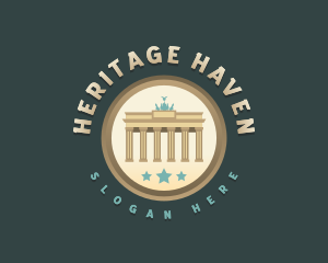 Historical - Historical Berlin Monument logo design