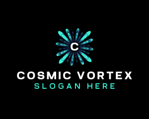 Vortex - Tech Digital Vortex logo design