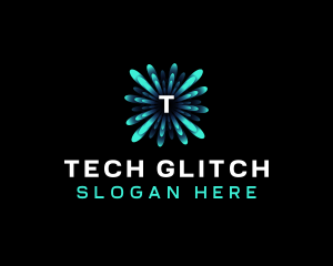 Tech Digital Vortex logo design