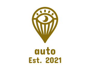Magic - Gold Eye Balloon logo design