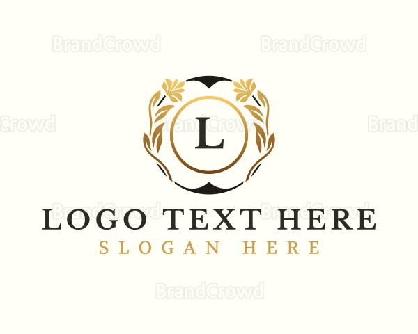 Elegant Floral Cosmetic Logo