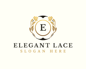 Elegant Floral Cosmetic logo design