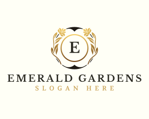 Elegant Floral Cosmetic logo design