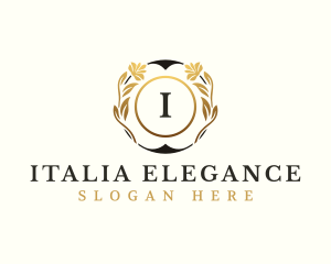 Elegant Floral Cosmetic logo design