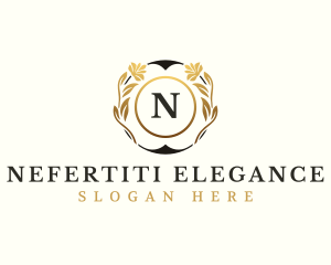 Elegant Floral Cosmetic logo design