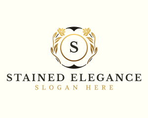 Elegant Floral Cosmetic logo design