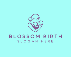 Obstetrics - Mom Baby Childcare logo design