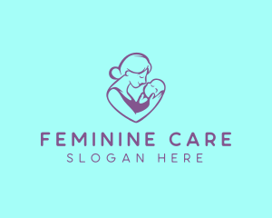 Gynecology - Mom Baby Childcare logo design