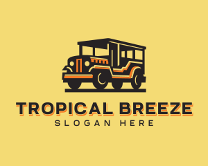 Filipino - Jeepney Transportation Vehicle logo design