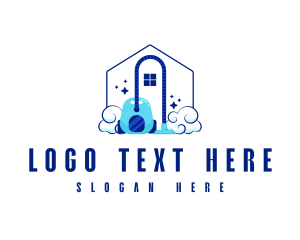 Cleaner - Housekeeping Vacuum Cleaner logo design