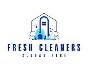 Housekeeping Vacuum Cleaner logo design