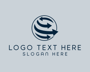 Shipping - Globe Logistics Firm logo design