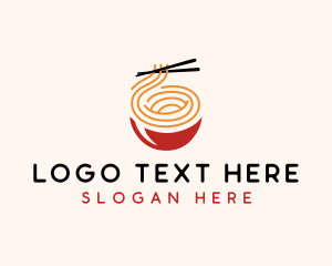 Kare Kare - Asian Food Noodles logo design