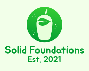 Refreshment - Leaf Juice Bar logo design