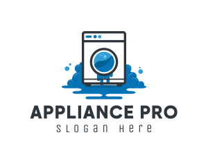 Appliance - Cleaning Laundry Chore logo design