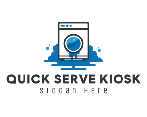 Cleaning Laundry Chore logo design