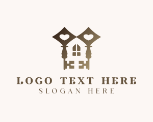 Key - Residential Property Key logo design