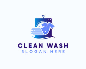 Washing - Laundry Shirt Washing logo design