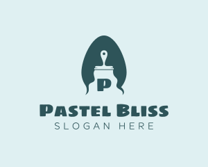 Painting Paint Brush  logo design