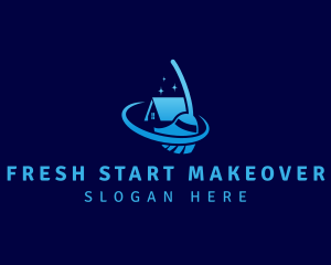 Makeover - Broom Roof Cleaning logo design