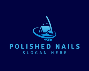 Broom Roof Cleaning logo design