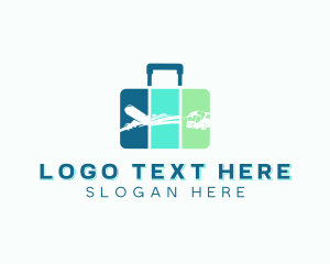 Tourist Briefcase Traveler Logo