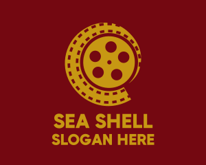 Shell - Filmstrip Reel Shell logo design