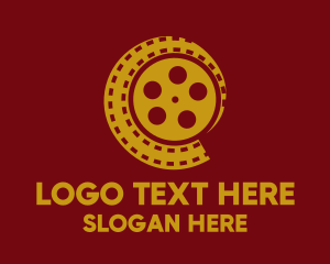 Filmstrip Reel Shell Logo