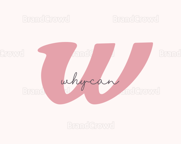 Stylish Feminine Brand Logo