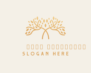 Plant - Tree Organic Farming logo design
