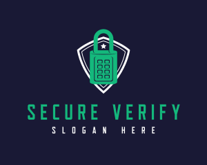 Security Lock Shield logo design