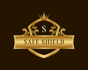 Royalty Crest Shield logo design