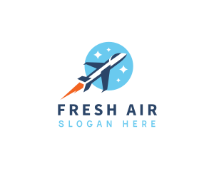 Fast Jet Plane logo design