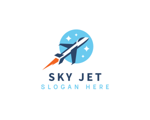 Fast Jet Plane logo design