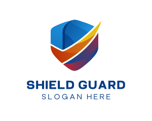 Defense - Gradient Defense Shield logo design