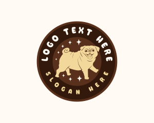 Sparkle - Happy Pet Dog logo design