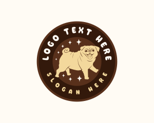 Happy Pet Dog Logo