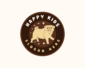 Happy Pet Dog logo design