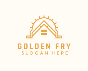 Golden Sun Roofing logo design