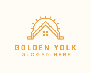 Golden Sun Roofing logo design