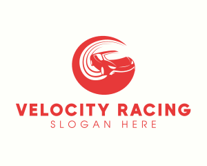 Fast Car Racing logo design