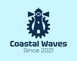 Blue Lighthouse Gear  logo design